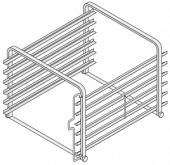 Рама с направляющими 62 (6 уровней) Rational 60.62.003 в компании ШефСтор